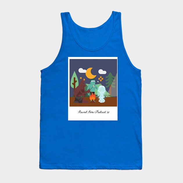 Paranormal Campout Pic Tank Top by 'Round Here Podcast